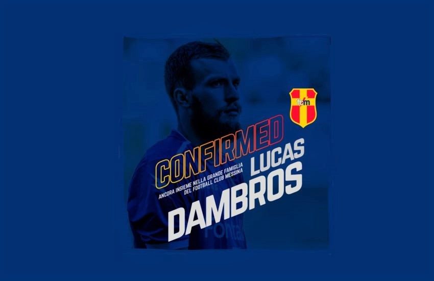 FC Messina conferma Lucas Dambros