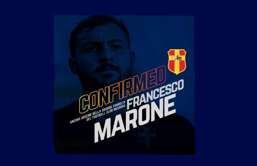 FC Messina conferma Francesco Marone