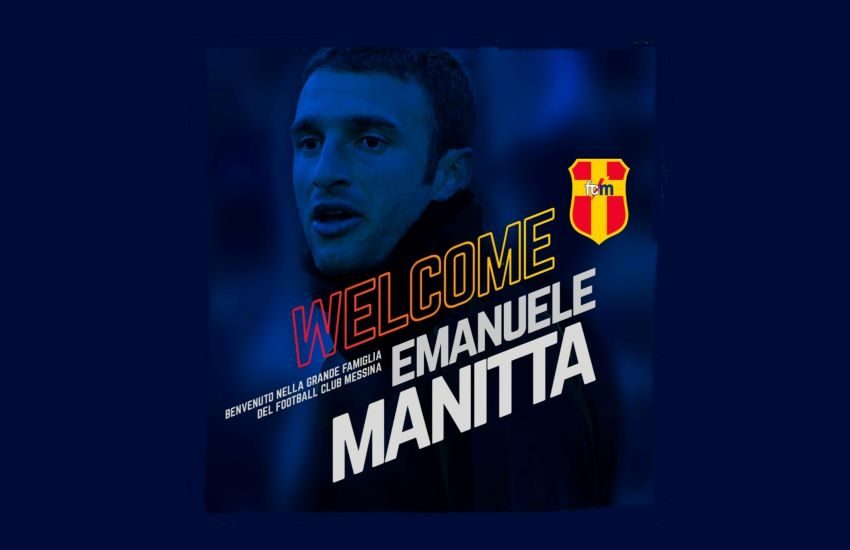 Da FC Messina il “benvenuto” a Emanuele Manitta, nuovo allenatore dei portieri