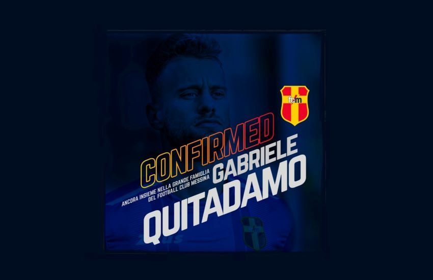 FC Messina, Gabriele Quitadamo confermato
