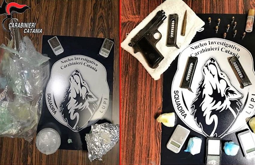 Sequestro di droga e armi a “San Cristoforo” e “Zia Lisa”