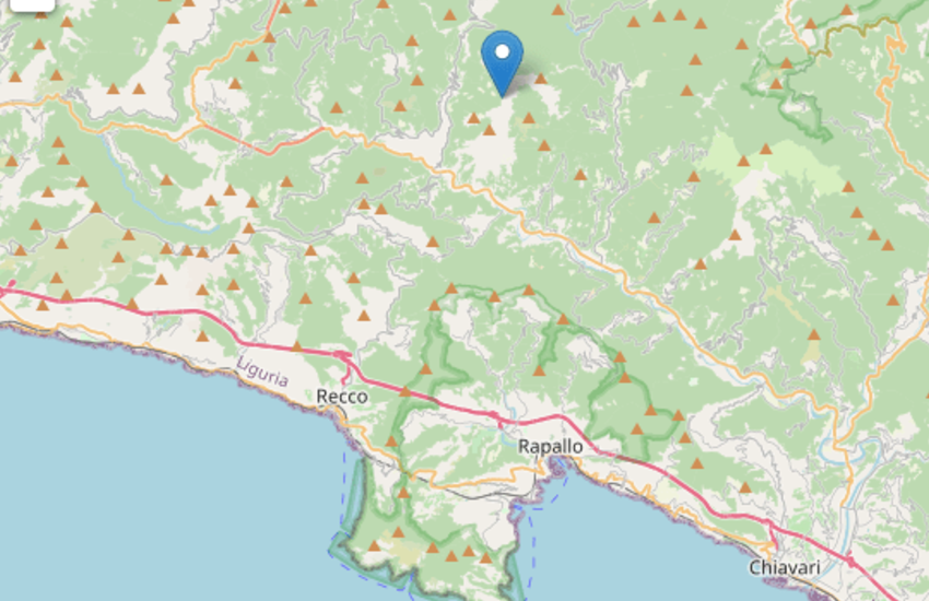 Genova: scossa di terremoto a Neirone, nell’entroterra di Levante