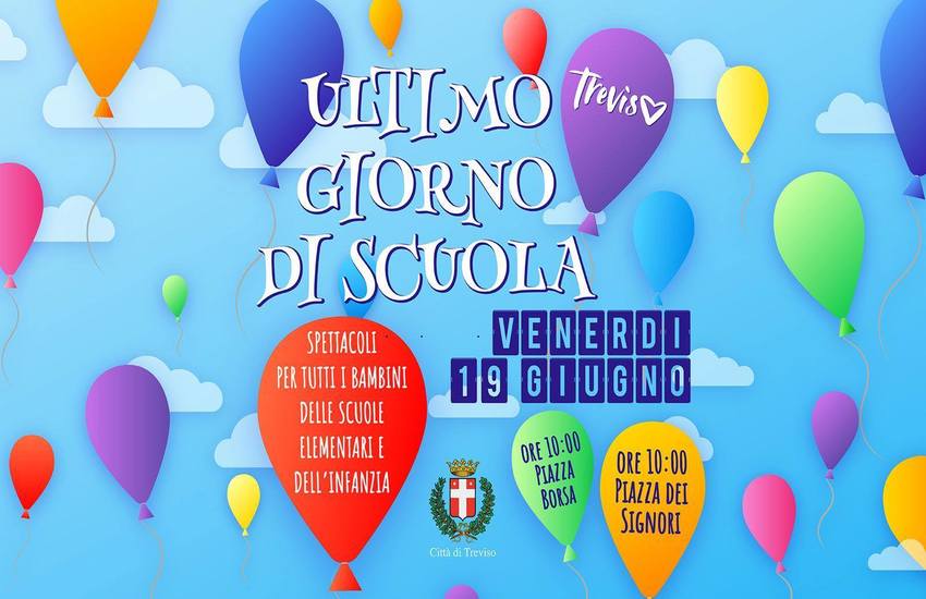 Ultimo giorno di scuola: Il 19 giugno si fa festa a Treviso