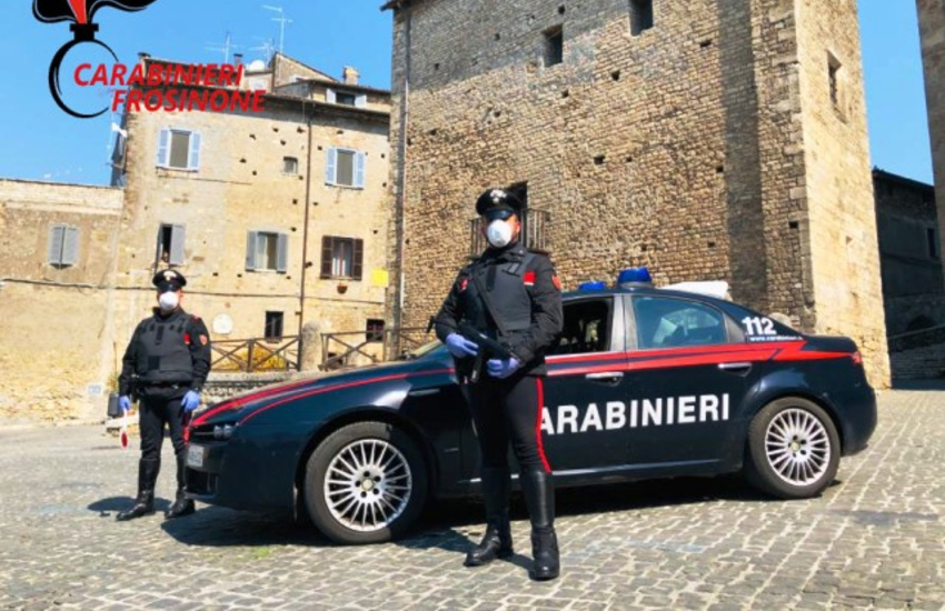 Ferentino, due denunce dei carabinieri contro pregiudicati del posto