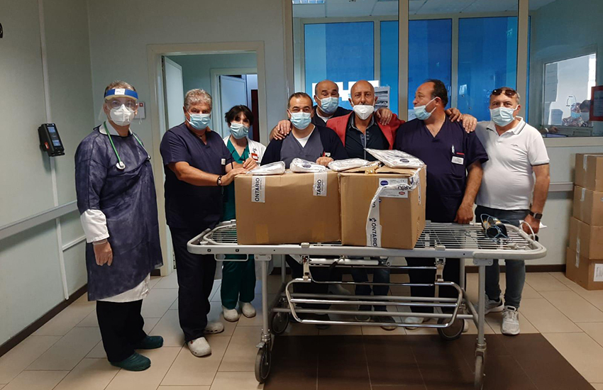 Coronavirus, donazioni dalla filiera agrumicola siciliana per gli ospedali di Paternò e Biancavilla