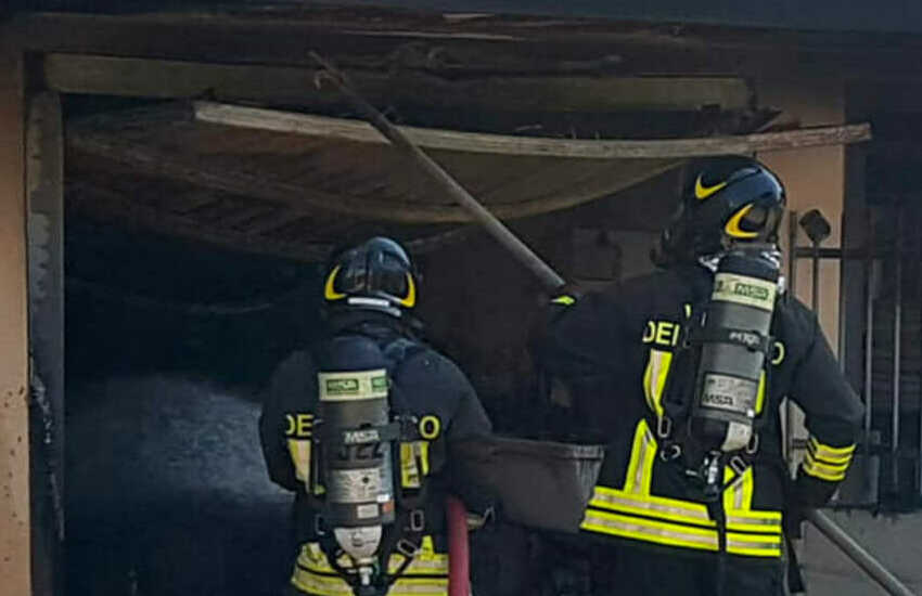 Saccolongo, incendio in un garage: nessun ferito con residenti evacuati