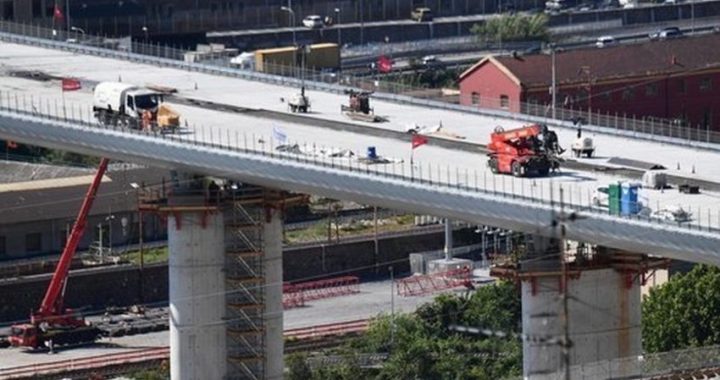 nuovo ponte di Genova - collaudo