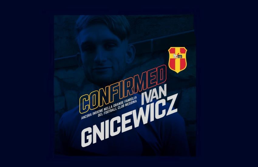 FC Messina, riecco Ivan Gnicewicz
