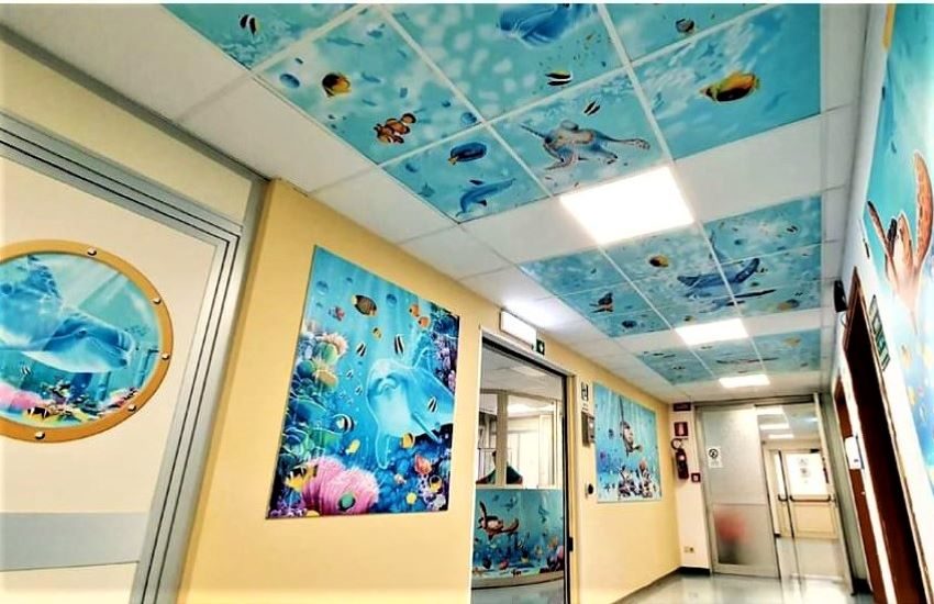 Ospedali Dipinti trasforma i reparti pediatrici del Policlinico di Messina