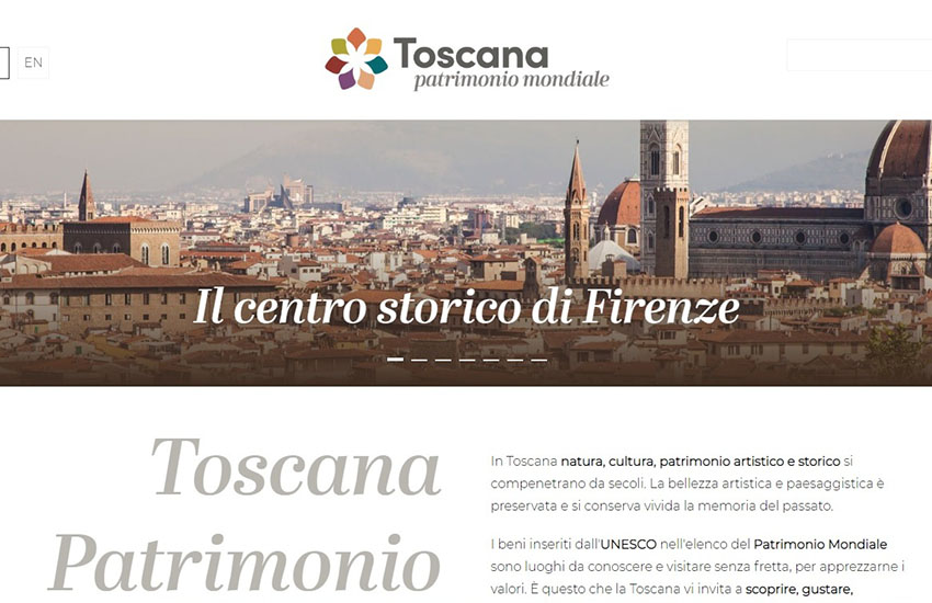 Siti Unesco della Toscana a portata di click, 7 con Firenze