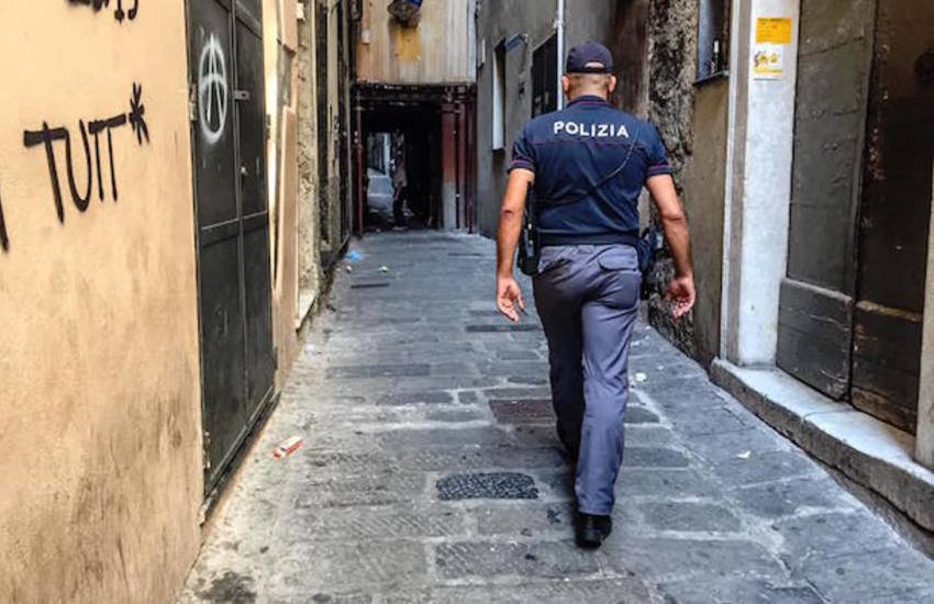 Polizia - rapina a Genova