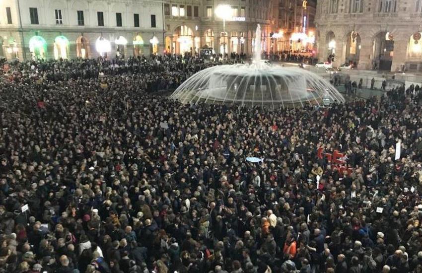 Genova, sabato tornano in piazza le Sardine e la Lega:  contro odio e paura