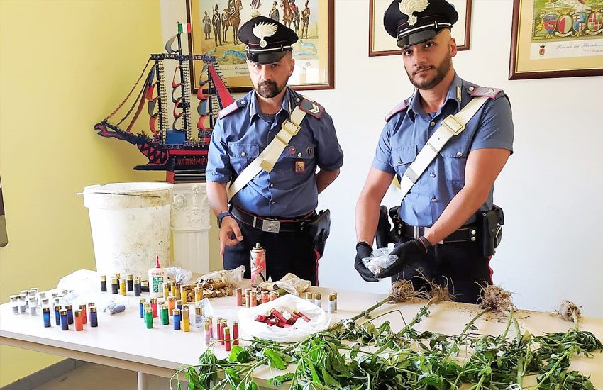 Maniace, denunciato un uomo che coltivava droga e sotterrava munizioni