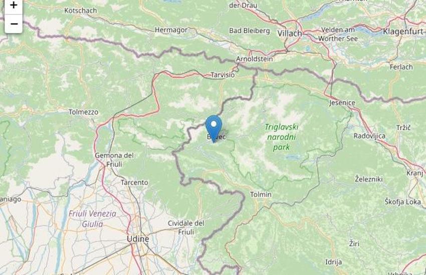 Terremoto 4.2 tra Friuli e Slovenia, scossa avvertita fino in Veneto