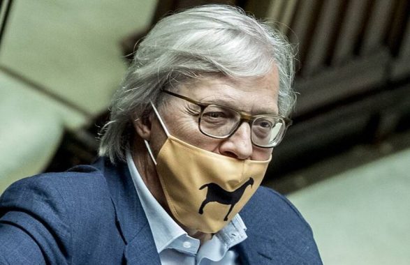 sgarbi convegno covid lopalco