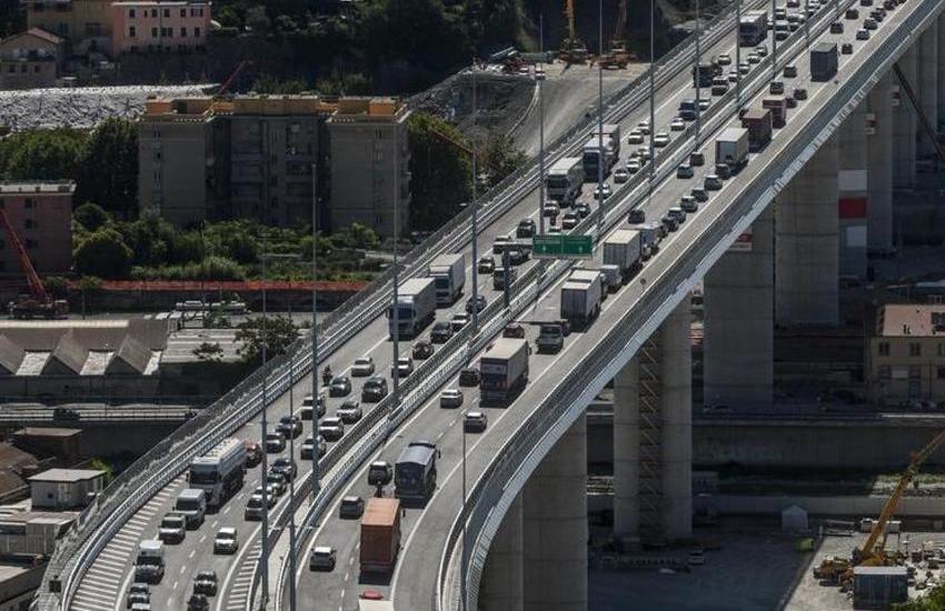 Ponte Genova San Giorgio, debutto record e code per traffico intenso: passano 7.500 veicoli