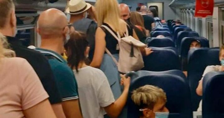treni affollati