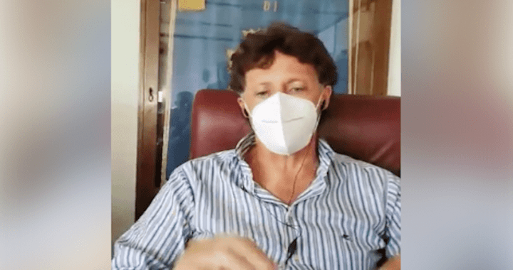 Il sindaco di Portici, Vincenzo cuomo