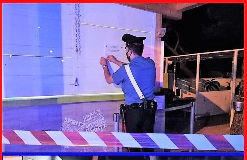 Grammichele, lavoro nero, somministrazione di alcol a minori, carenze misure anti covid-19, chiusi due locali