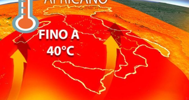 meteo ondata caldo africano