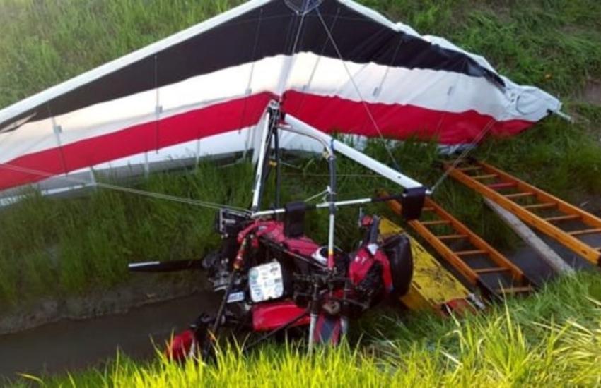 Ultraleggero si schianta a Marina di Modica