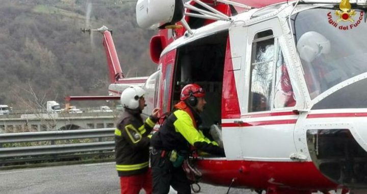 vigili del fuoco frana sondrio bimbo 5 anni