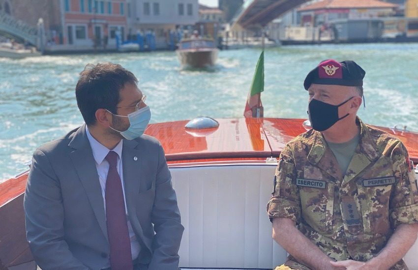 TOFOLO A VENEZIA IN VISITA ALLA MARINA MILITARE