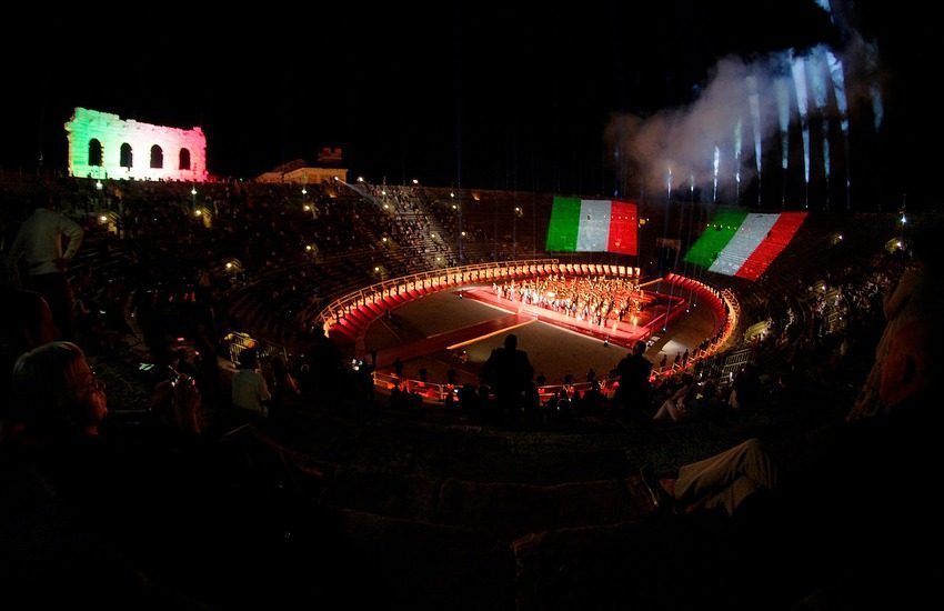 Arena di Verona: bilancio estivo positivo con 2mila spettatori e incasso di oltre 100mila euro a serata
