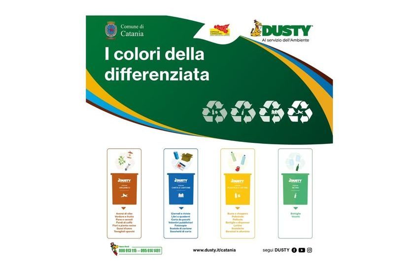 La raccolta differenziata anche in Ospedale! Al via domani il progetto pilota nel Reparto di Neurologia del “Cannizzaro”