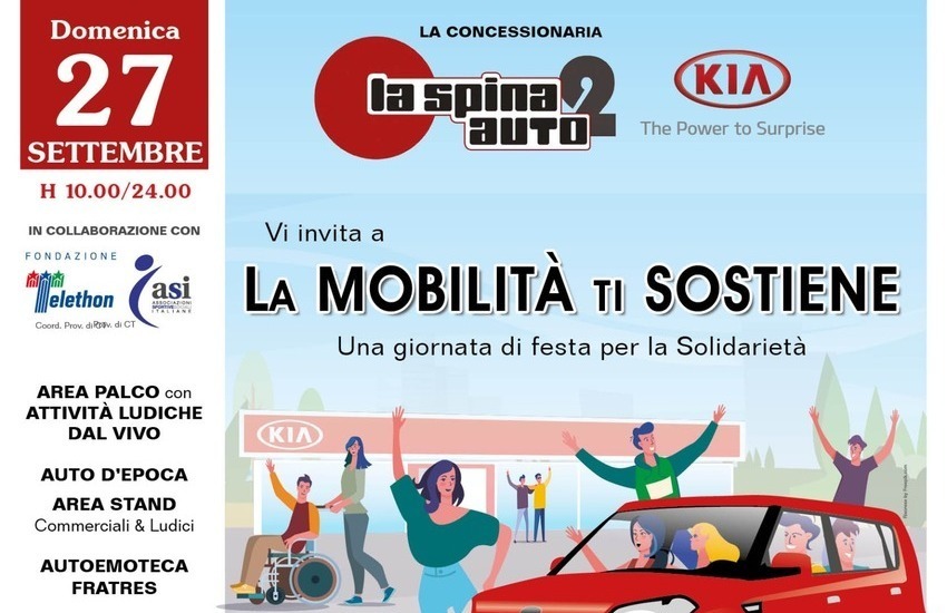 “La mobilità ti sostiene”, presentato l’evento Telethon a Gravina di Catania