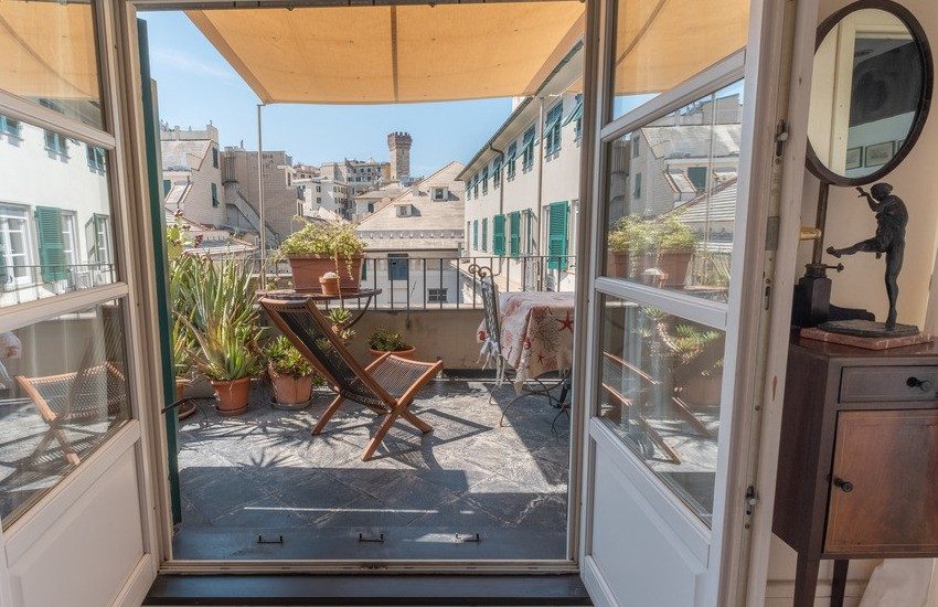 Attico Palazzo Giustiniani - scorcio