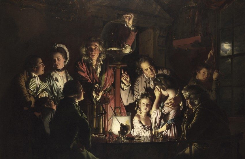 Uffizi, per la prima volta in Italia  “Esperimento di Joseph Wright of Derby” dalla National Gallery di Londra