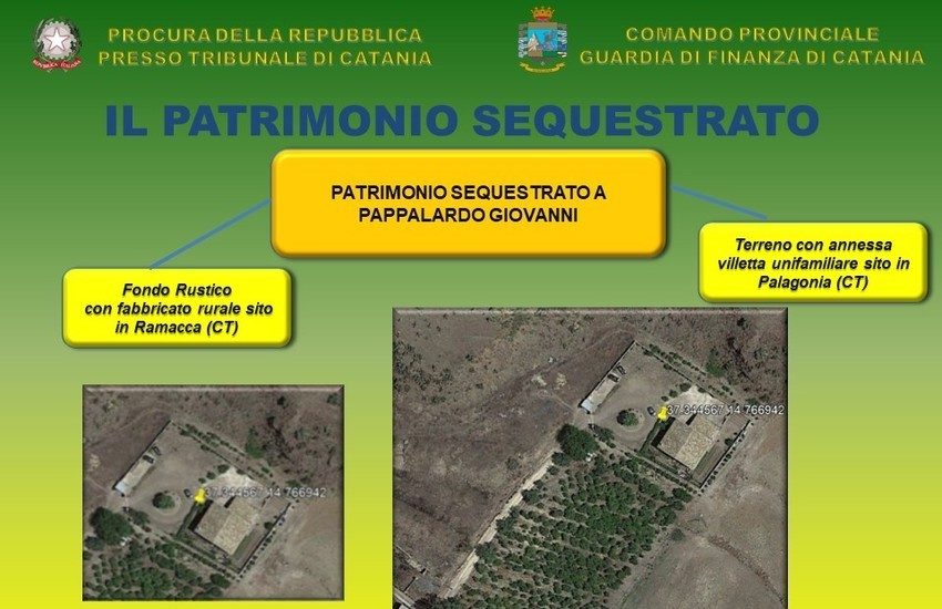 Palagonia, sequestro beni della Guardia di Finanza ad esponente “famiglia” di Caltagirone