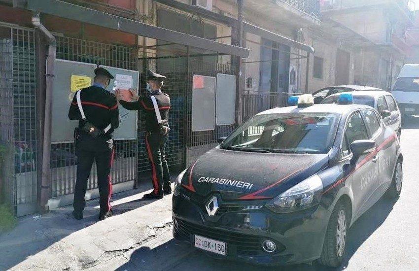Palagonia, controlli anti-covid, chiusura temporanea di una gastronomia di via Palermo
