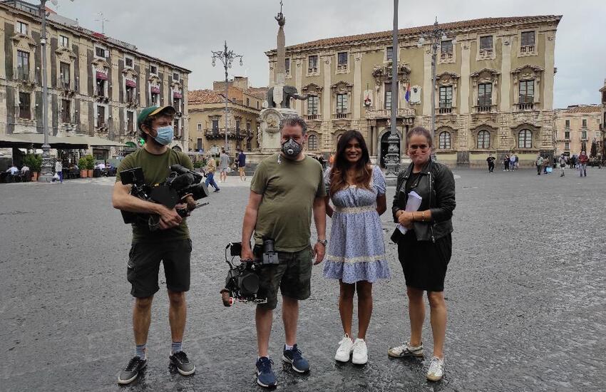 Catania protagonista nel programma della tv britannica Channel 4, in una puntata di “A Taste of Italy”