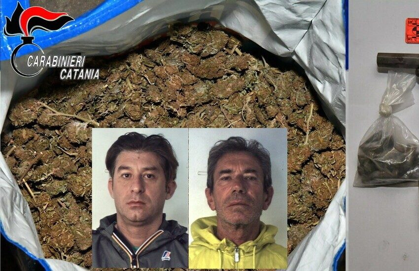 Picanello, arrestati due pregiudicati. Trovata droga e un revolver