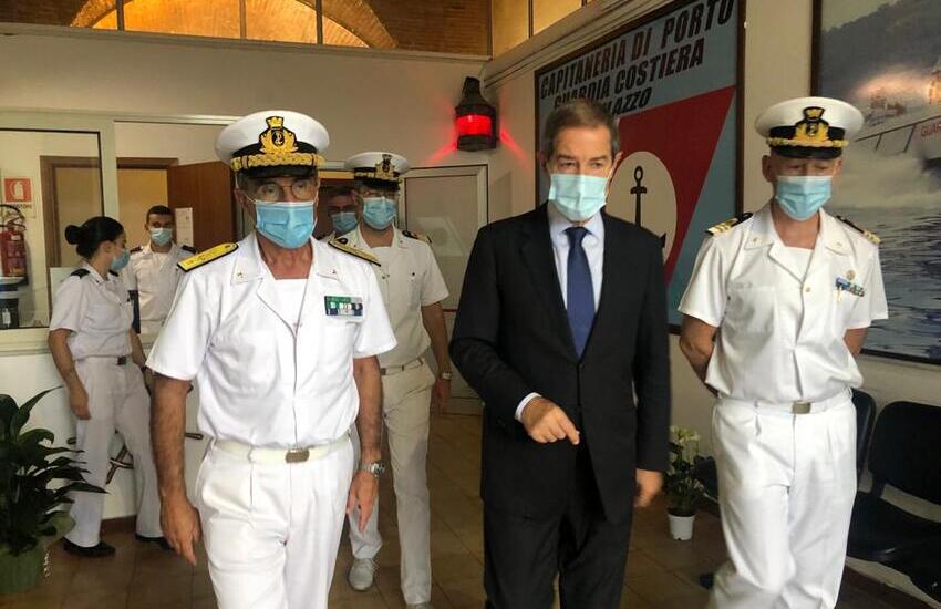 Musumeci a Milazzo incontra vertici Capitaneria: “porto cordoglio dei siciliani”