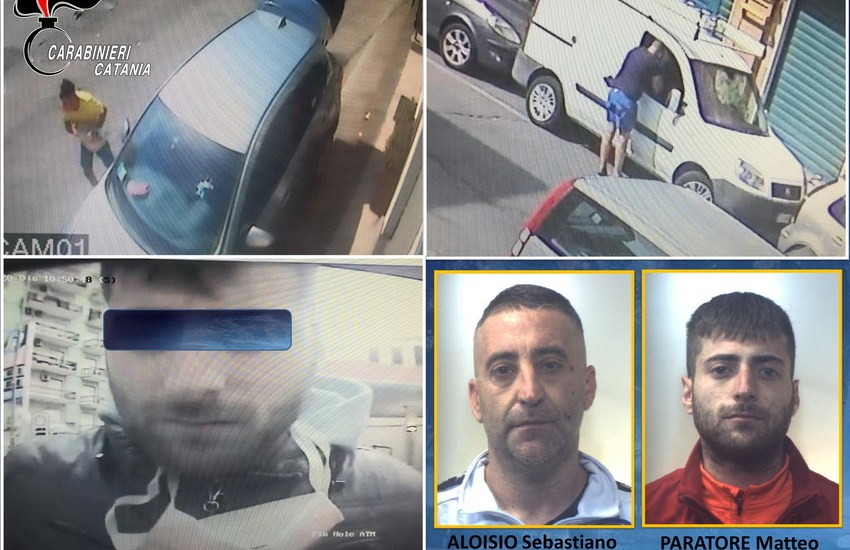 I Carabinieri arrestano due “ladri seriali”, autori di numerosi furti su Sant’Agata Li Battiati