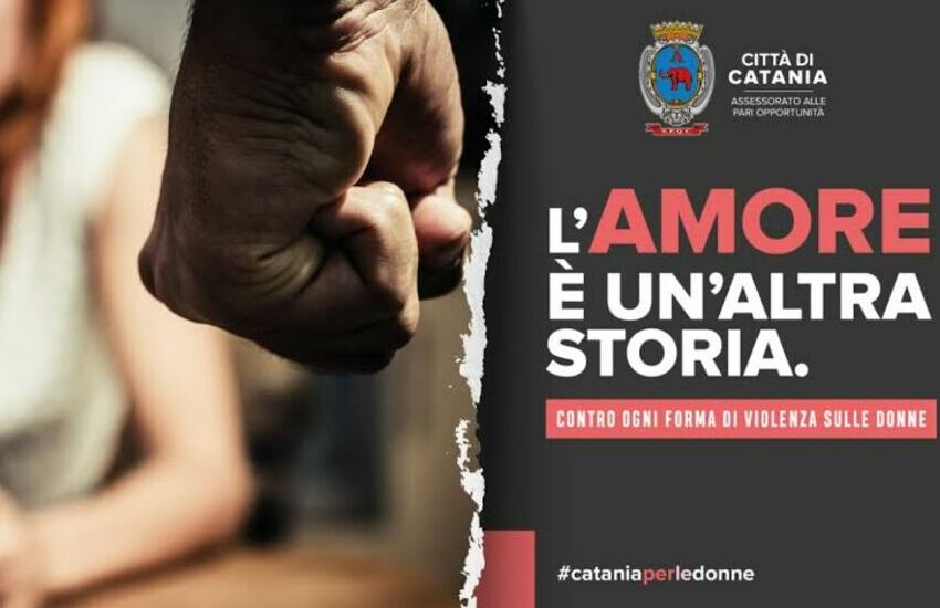 Catania, “L’amore è un’altra storia”, monumenti illuminati di rosso e iniziative contro violenza sulle donne