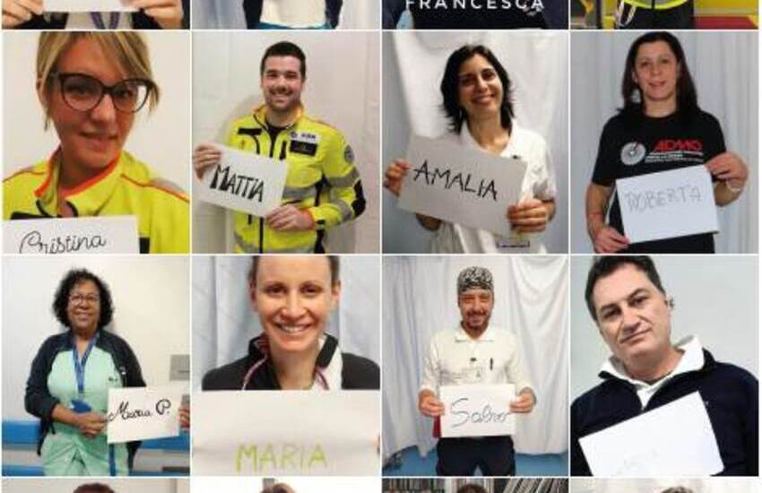 OPERATORI DEI PRONTO SOCCORSO IN UN CALENDARIO SOLIDALE