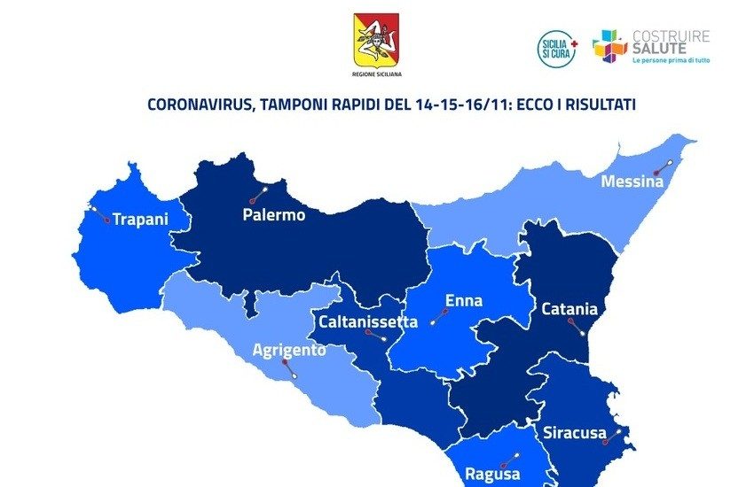 Covid-19, tamponi rapidi, in tre giorni oltre 70mila test con 1.900 positivi. Vedi i risultati