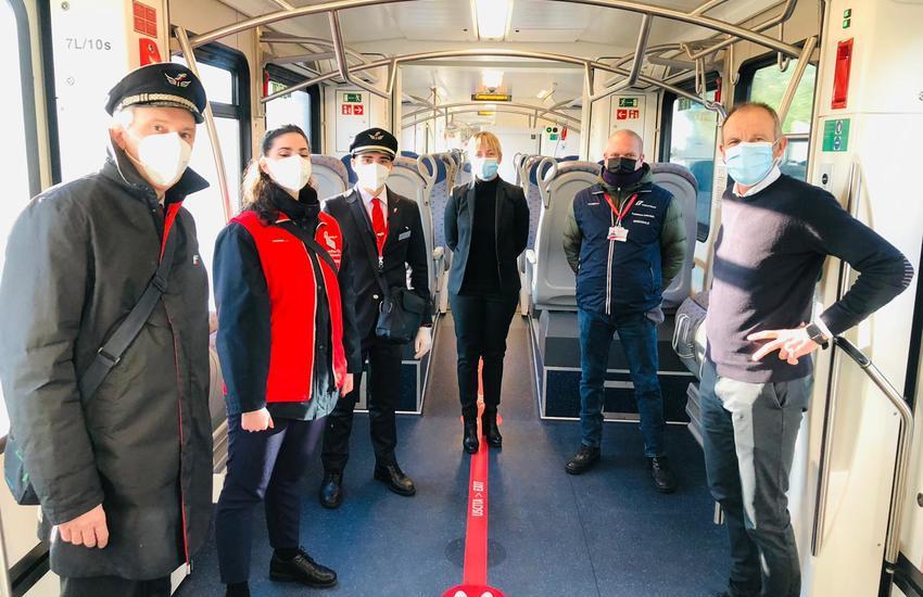 INAUGURATE LINEE FERROVIARIE ELETTRIFICATE PADOVA- MONTEBELLUNA E BASSANO