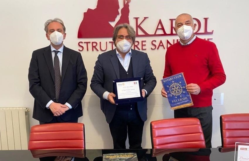 Rotary Palermo premia la Karol per lo screening gratuito ai senza fissa dimora
