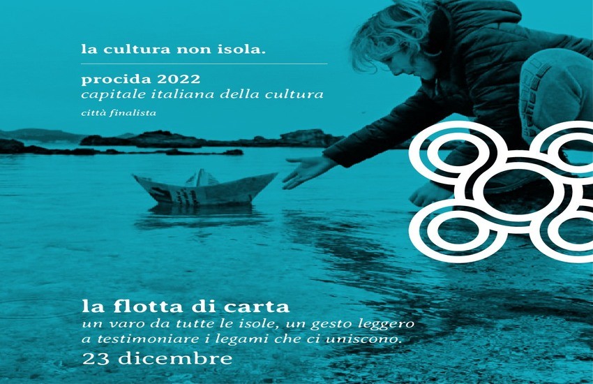 Una flotta di barchette di carta per sostenere la candidatura di Procida come Capitale italiana della cultura