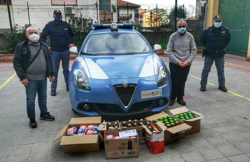 Donazione per i cittadini meno fortunati da parte della Questura di Catania