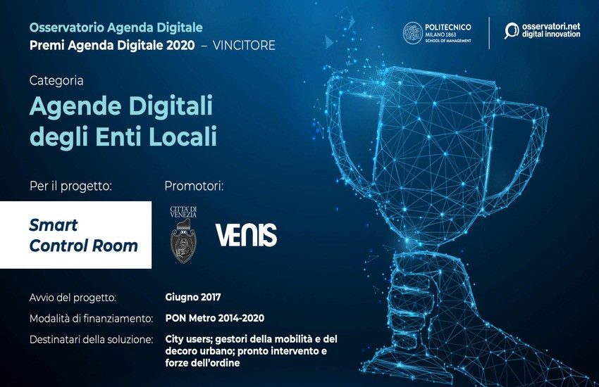 A Venezia il premio Agenda digitale 2020
