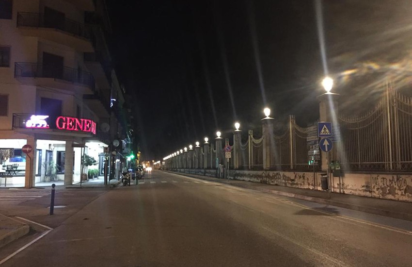 A Corso Giannone terminati i lavori di rifacimento della pubblica illuminazione