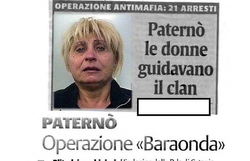 Paternò, in carcere Rosaria Arena, moglie del reggente del “clan  Rapisarda”