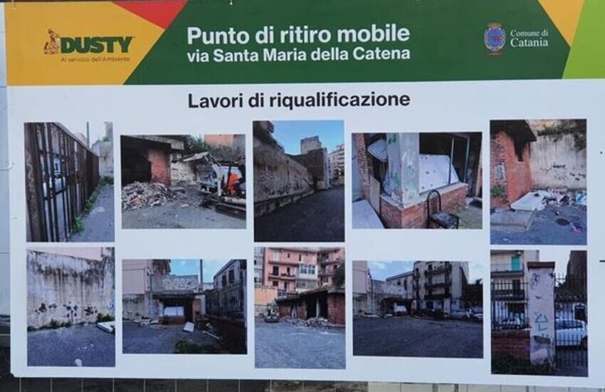 Catania, nasce altro punto eco mobile per differenziare i rifiuti