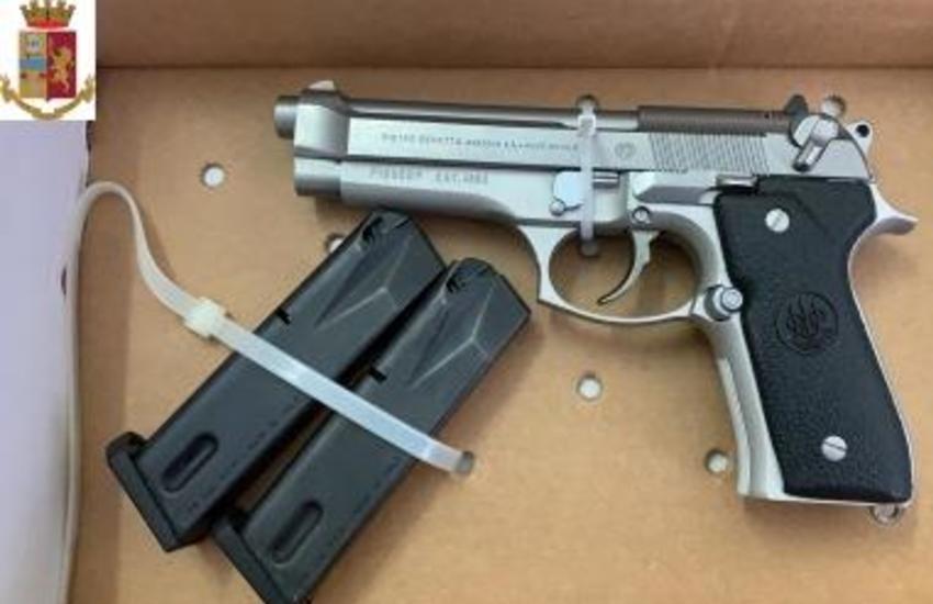 San Giorgio, ha una pistola e droga. Arrestato pregiudicato